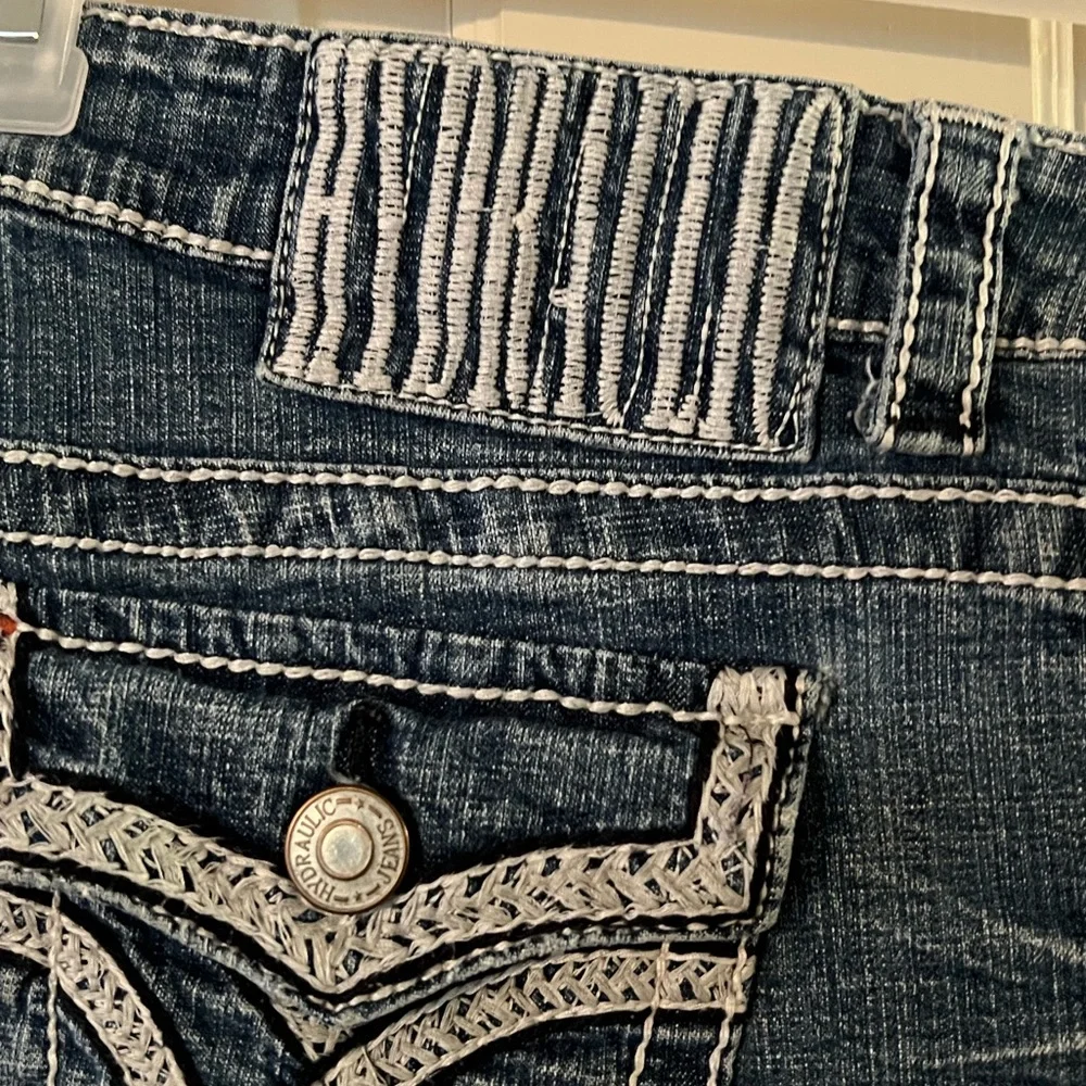 👖💙 Hydraulic capri jeans - size 5/6 - Picture 5 of 8